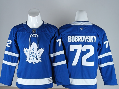 Youth Fanatics Toronto Maple Leafs 72 Gavin Mckenna Hockey Jersey Blue