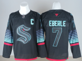 Fanatics Seattle Kraken 7 Jordan Eberle Ice Hockey Jersey Black