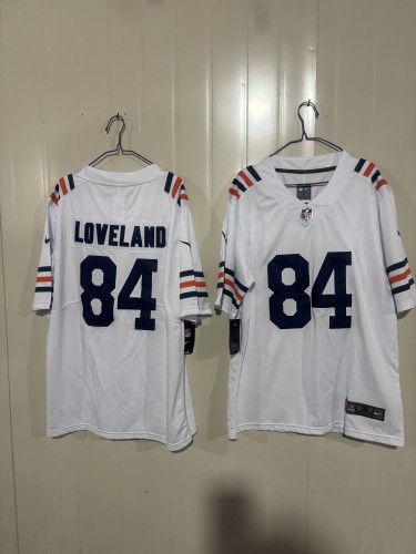 Chicago Bears 84 Colston Lovelandr Football Jersey Legendary White