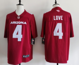Arizona Cardinals 4 Jeremiyah Love Football Jersey Legend Red