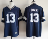 Dallas Cowboys 13 Caleb Downs Football Jersey Legend Navy Blue