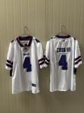 Buffalo Bills 4 James Cook III Football Jersey Legend White