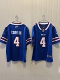 Buffalo Bills 4 James Cook III Football Jersey Legend Blue