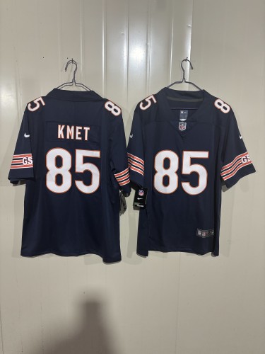 Chicago Bears 85 Cole Kmet  Football Jersey Legendary Navy Blue