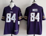 Minnesota Vikings 84 Randy Moss Football Jersey Legend Purple