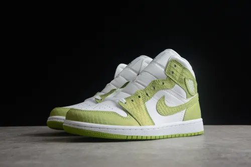 Nike - Air Jordan 1 Mid  Green Python