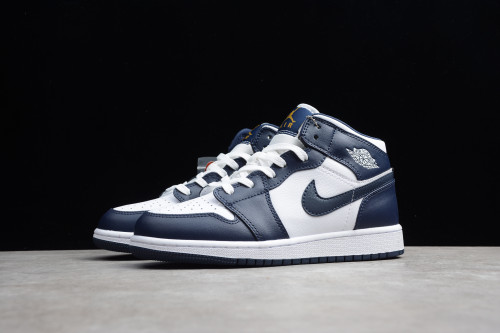 AIR JORDAN 1 MID  OBSIDIAN  (554724 174)