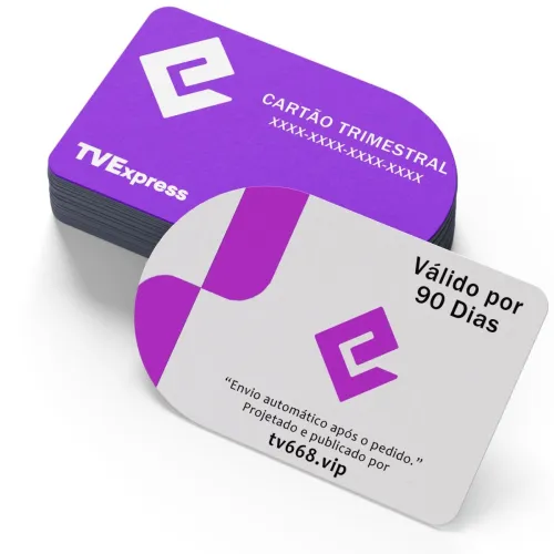 TVExpress 90 Dias Recarga Trimestral - Código no Brasil