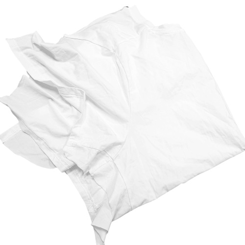 Factory direct sales white cleaning cloth good cotton fabric scrap wiping rags