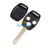 For 3 button remote key blank for Ho （with chip groove place)