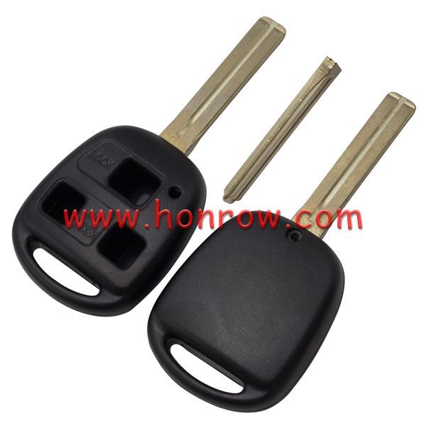 For Le 3 button remote key blank with TOY48 blade (short blade-37mm)