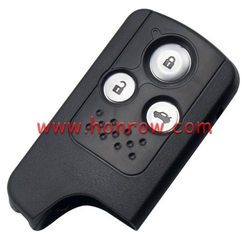 For Ho 3 button remote key blank without key blade