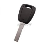 For Fiat transponder key blank (can put TPX chip inside) without logo black color