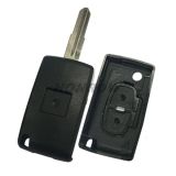 For Peugeot 2 button flip remote key shell (MIT11R)