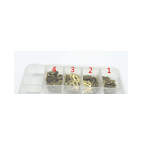 For Hyundai lock pin wafer contains 4 styles, each style keeps 20pcs