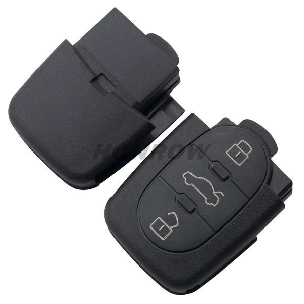 For V 3 button remote key blank (1616 battery Small battery)