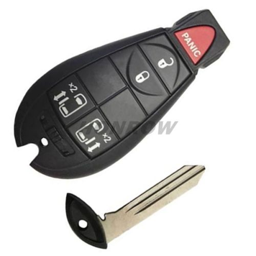 For Chry 4+1 button remote key blank