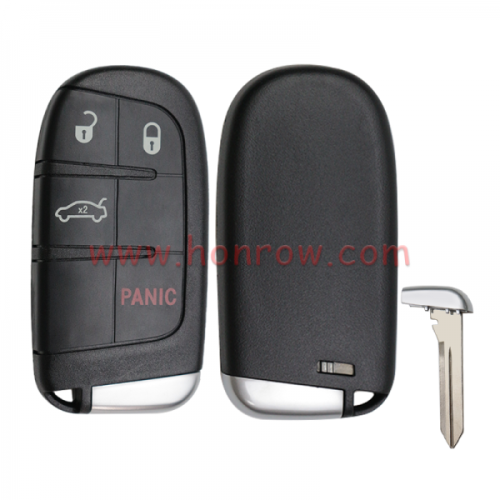 For Chry 4+1 button flip remote key shell