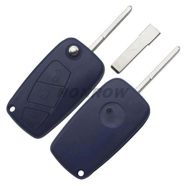 For Fi 2 button remtoe key blank with special battery clamp Blue color