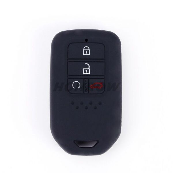 For Honda 4 button silicon case black color