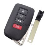 For Le 3+1 button modified remote key blank