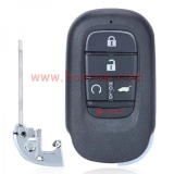 For Honda HR-V CR-V Accord Civic 4+1 button smart remote Key with  4A Chip 433.92MHz  FCCID:KR5TP-4