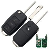 For VW Touareg 3+1 button remote key with 433Mhz (With Keyless function)