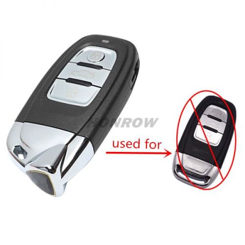 For Audi 3 button flip modified key shell