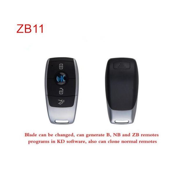 KEYDIY Remote key 3 button ZB11- smart key for KD900 URG200 KDX2 KD MAX