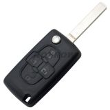 For Cit 4 button remote key blank with 307 blade  ( VA2 Blade -4 Button- No battery place )