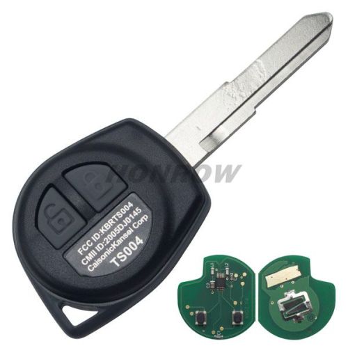 For Suz 2 button remote Key with ID46 chip 315mhz