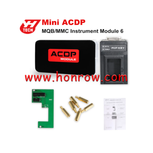 Yanhua Mini ACDP Module 6  for V-W MQB/MMC Instrument IMMO Mileage Adjustment Newly Add PCF-key Adapter