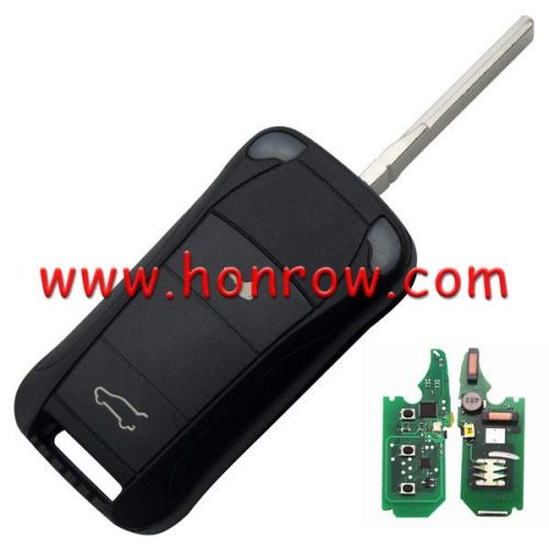 For Porshe keyless 2 button remote key with PCF7942(HITAG2) with 433mhz &LED light