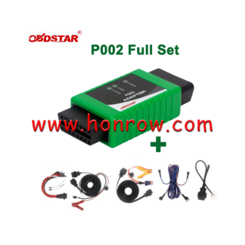 OBDSTAR P002 Adapter Full Package with TOYOTA 8A Cable + Ford All Key Lost Cable Work with X300 DP Plus and Pro4