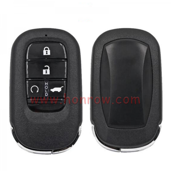 For Honda 4 button Smart Remote Car key with 433MHZ 4A Chip  FCC ID : KR5TP-4