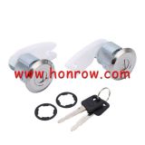 For Ford Front Door Lock Cylinder Barrel Set F3TZ7822050B  5090051‑01 Wear Resistant Robust for Car