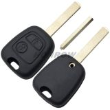 For Citroen 2 button remote key blank with 307 key blade (without logo)