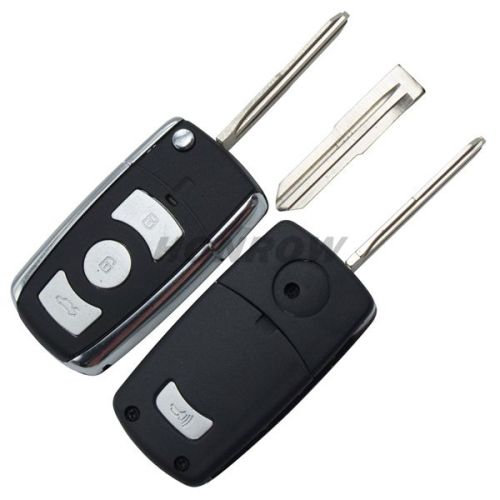 For Hyu 3 button modified flip remote key blank