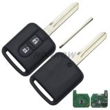 For Nissan 2 button remote key with 433mhz with 7946 chip with ASK model For Nissan Qashqai 2009-2012