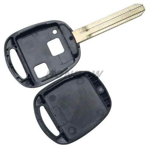 For To 2 button remote key blank with TOY43 blade