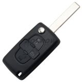 For Cit 4 button remote key blank with 407 blade ( HU83 Blade -4 Button- No battery place )