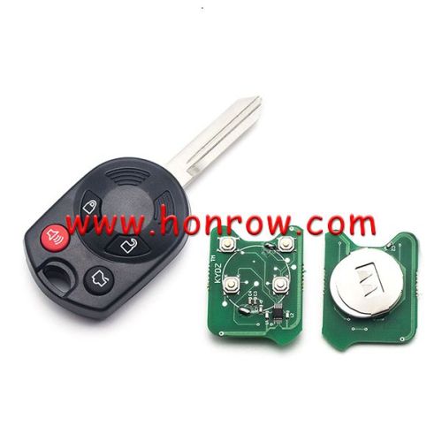 For Ford 4 button remote  key with 433mhz