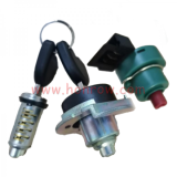 For Piaggio motorcycle lock contacteur acle complet+commutateur zip 50 OEM:404390040