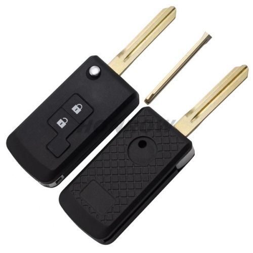 For Nis Elgrand 2 button modified flip remote key blank