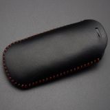 For VW 3 button key cowhide leather case