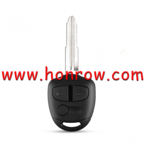 For Mitsubish 3 button remote key blank with MIT11R Blade Without Logo