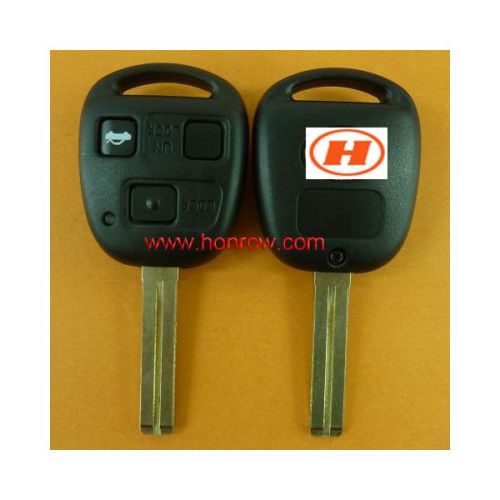 For Le 3 button remote key With 433Mhz 4D67 Chip (Short blade)