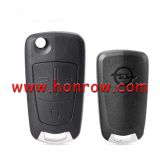 For Opel 3 button flip remote key blank