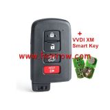 Xhorse VVDI for Toyota 4 button XM Smart Key XSTO00EN Universal Remote Key Support Renew and Rewrite for Toyota Work for Plus Max VVDI2 VVDI Mini