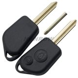 For Citroen Elysee 2 Button Remote Key Blank (No logo)